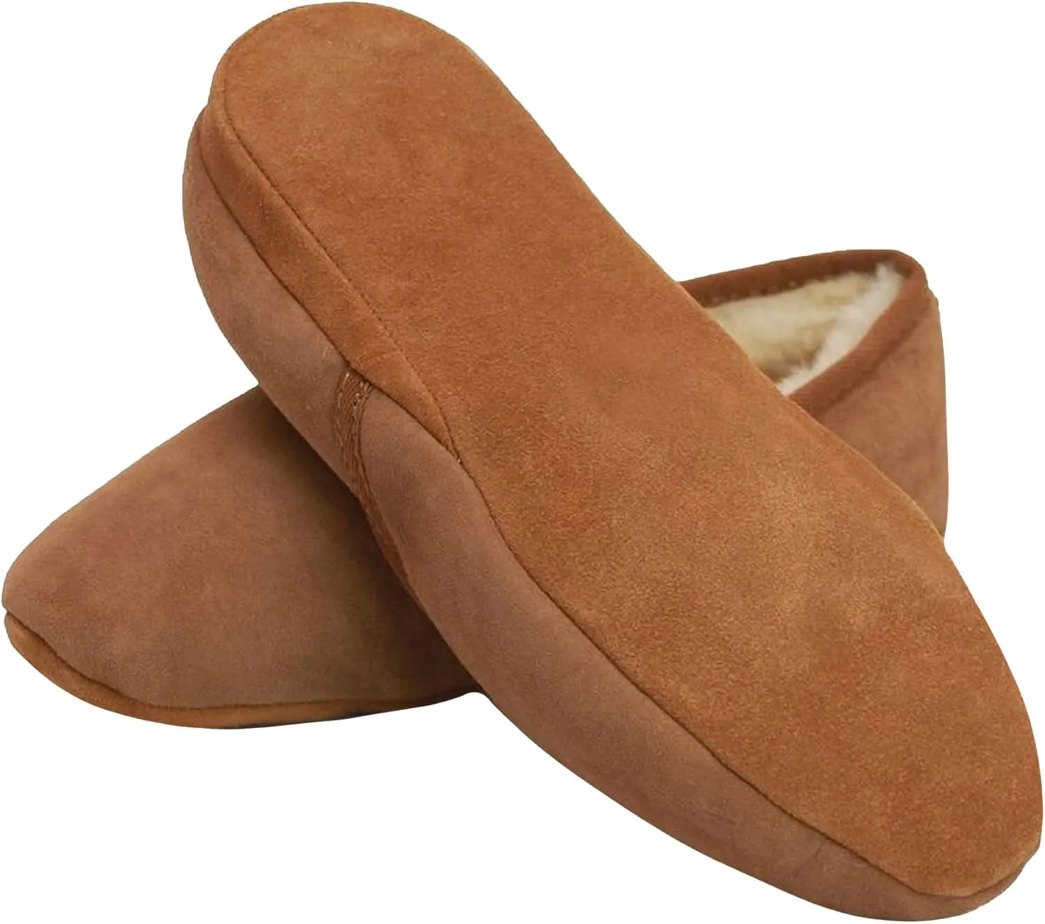 Mens Full Sheepskin Turn Slippers