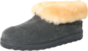 Men's Genuine Suede Genuine Shearling Indoor/Outdoor Foldover Boot