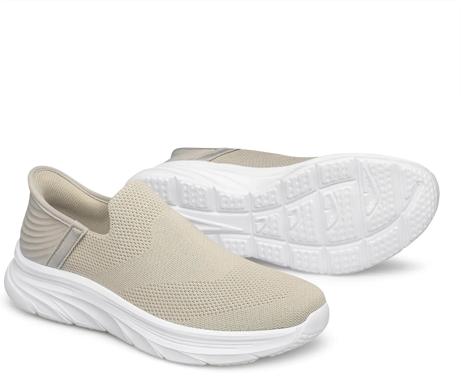 Men's Hands Free Slip on Walking Shoes Lightweight Comfortable Tennis Casual Non Slip Workout Sneakers Loafers