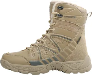 Men's High-Top Hiking Shoes Winter Non-Slip Warm Snowshoes Outdoor Hiking Hiking Shoes Tactical Boots