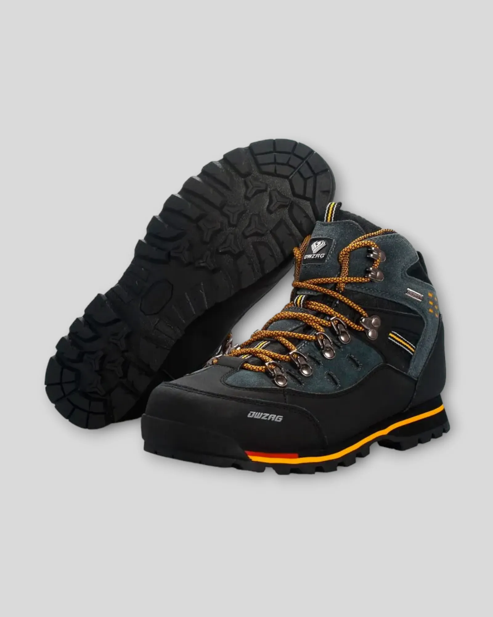 Men's Hiking and Climbing Orange Shoes/Boots