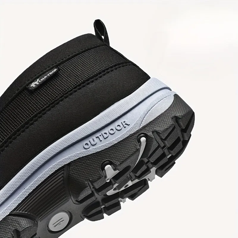 Men's Hiking Shoes – Durable Slip-On Outdoor Footwear, Breathable Comfort