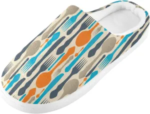 Mens House Slippers Wine Bottles Glasses Grapes, Warm Bridal Slippers for Indoor/Outdoor, Ideal for Winter