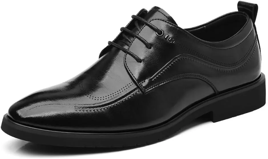 Men's Large Size Brogue Business Shoes Spring British Style Trendy Mens Dress Shoes