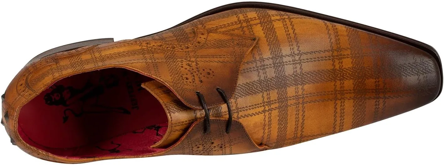 Men's Leather Shoes, Ambar Scottish