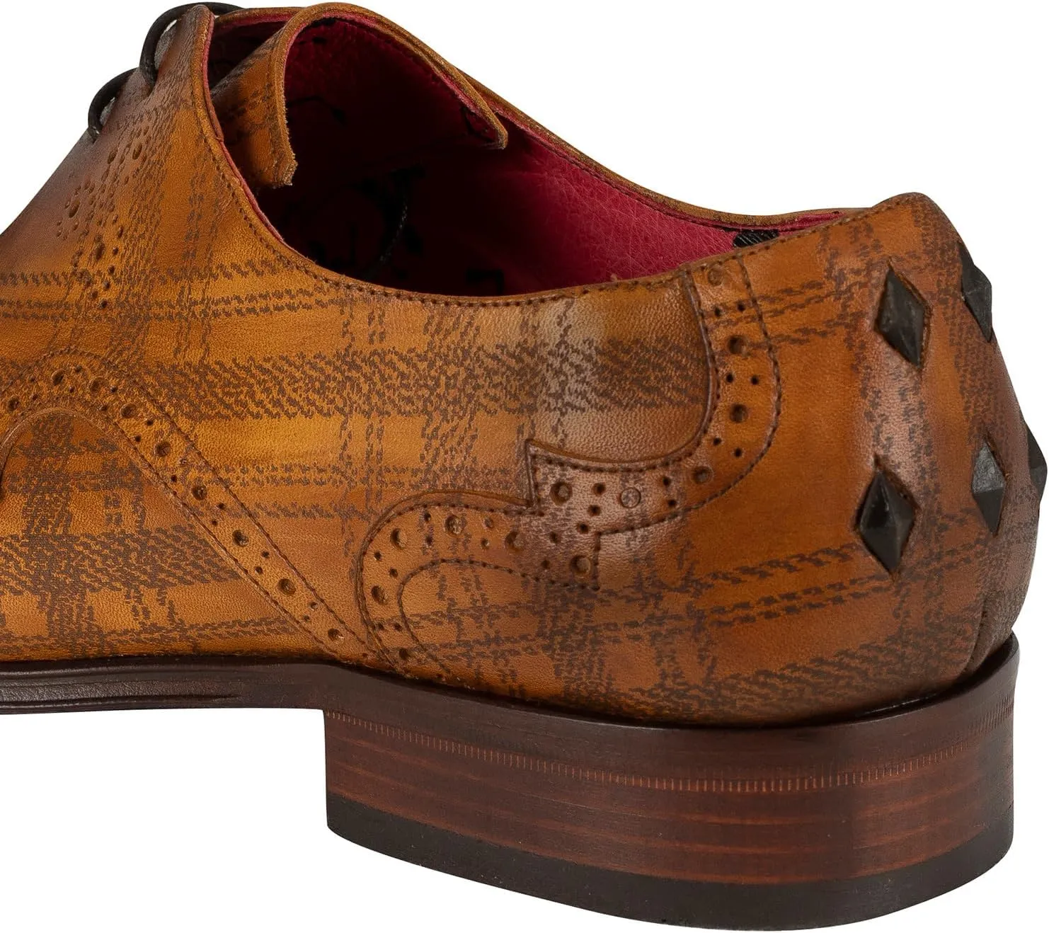 Men's Leather Shoes, Ambar Scottish