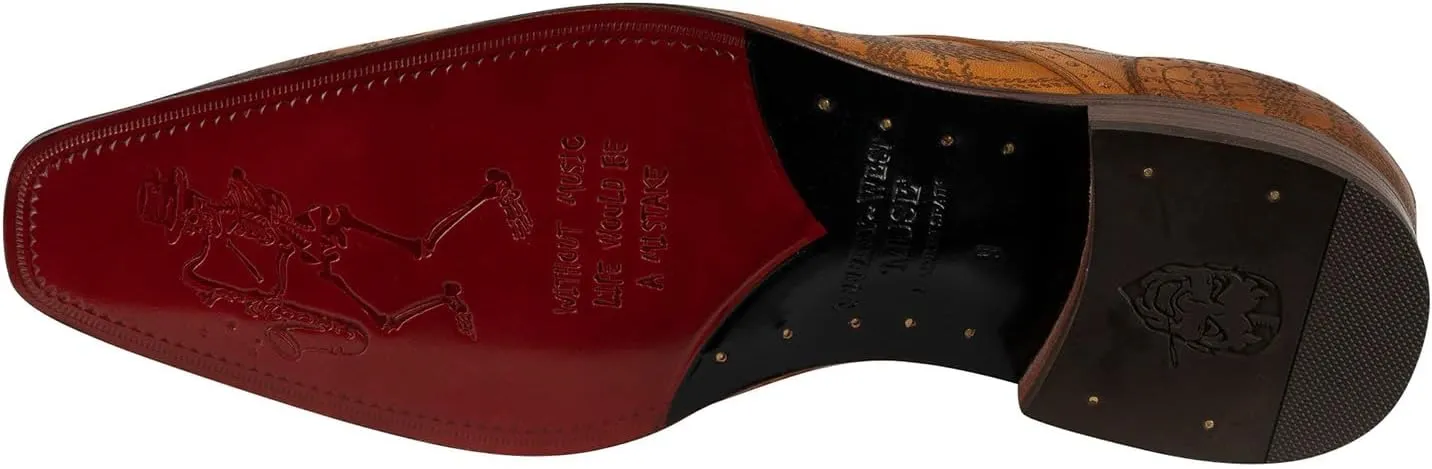 Men's Leather Shoes, Ambar Scottish