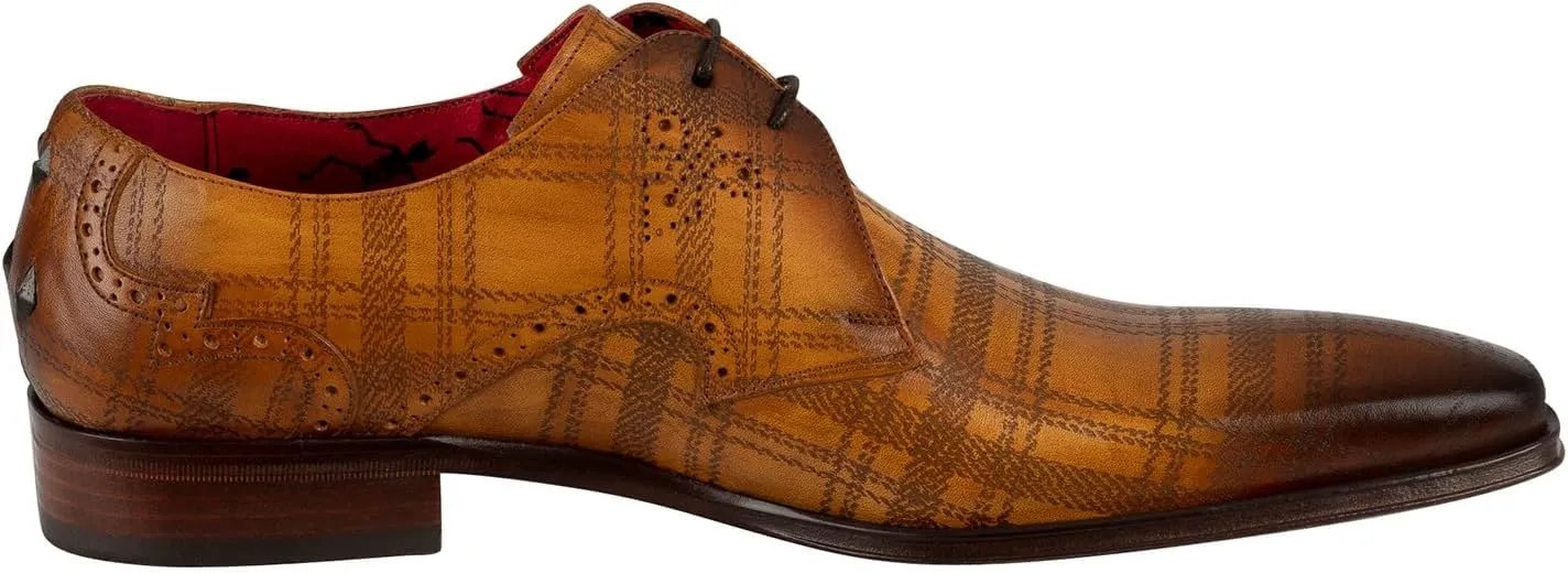 Men's Leather Shoes, Ambar Scottish