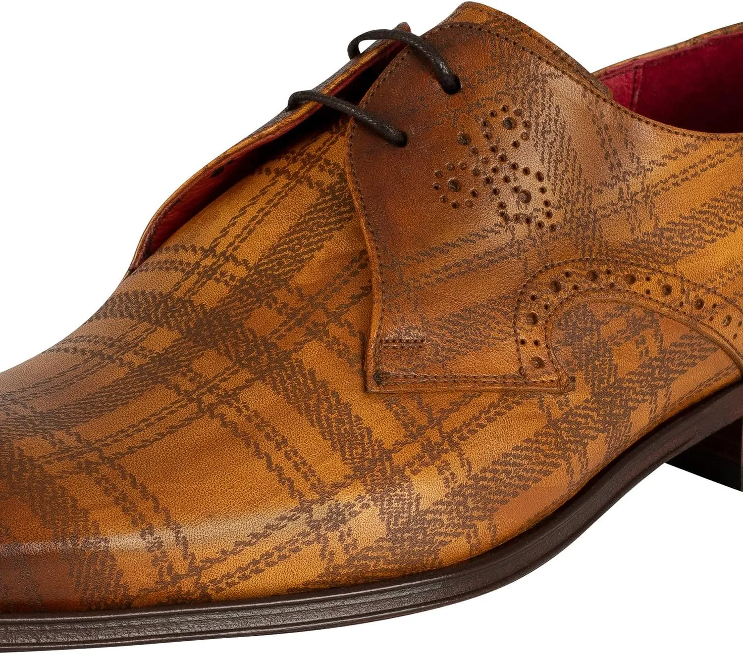 Men's Leather Shoes, Ambar Scottish