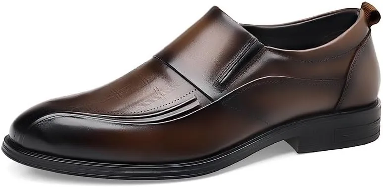 Men's Loafers Dress Shoes Men Casual Genuine Leather Slip On Shoes Wedding Business Fashion Tuxedo Shoes for Men