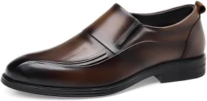 Men's Loafers Dress Shoes Men Casual Genuine Leather Slip On Shoes Wedding Business Fashion Tuxedo Shoes for Men