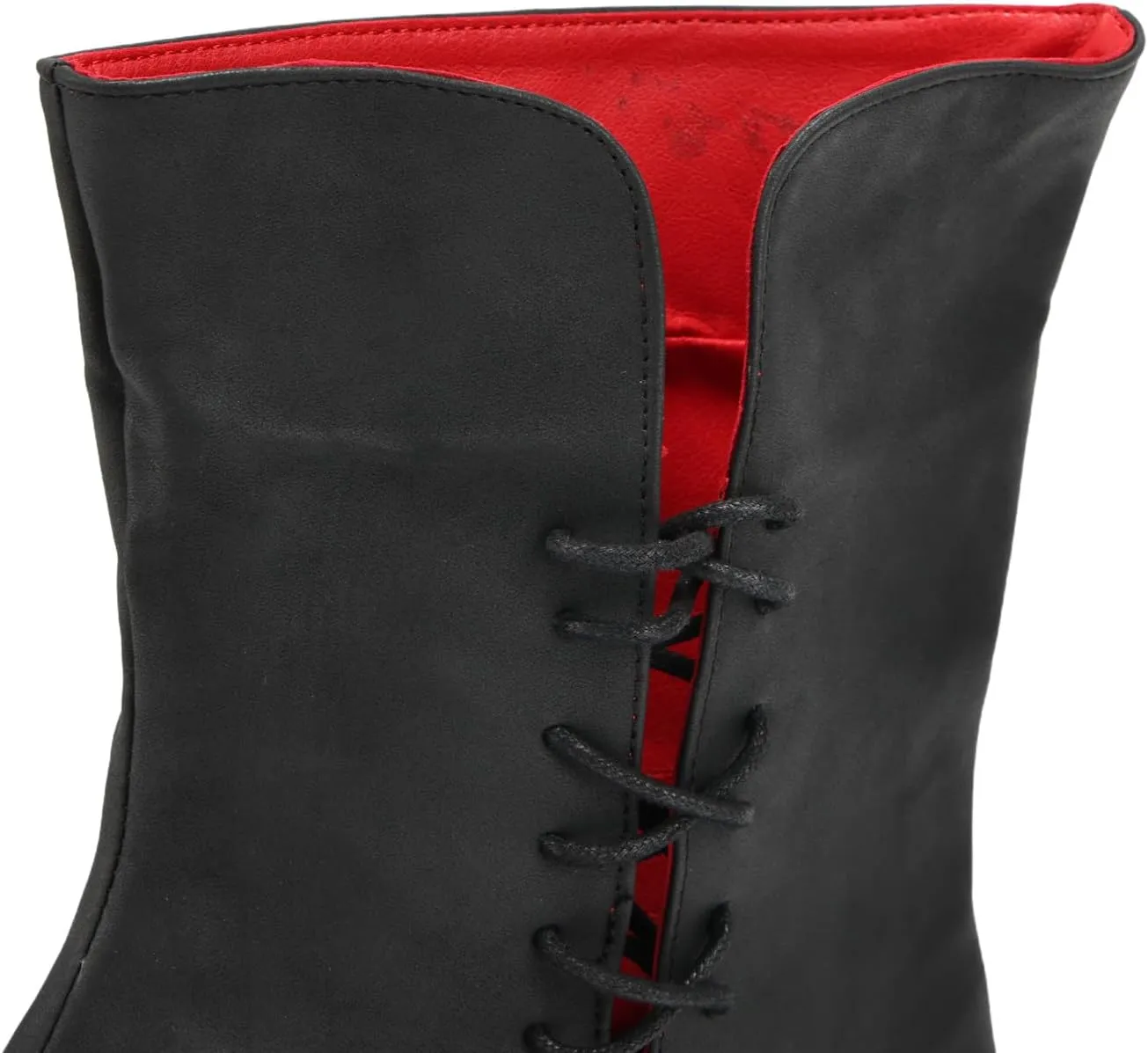 Mens Medieval Renaissance Cosplay Boots Halloween PU Leather Vintage Pirate Viking Shoes