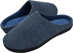 Men's Memory Foam Slippers, Comfy House Shoes, Cozy Men's Slippers with Warm Soft Coral Fleece Lining