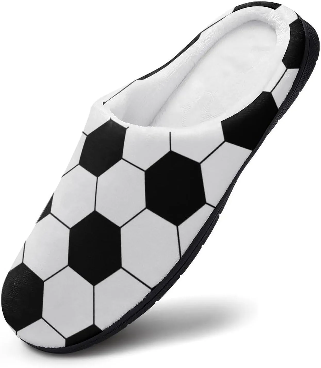 Men's Memory Foam Slippers, Cozy Warm House Cotton Slippers Indoor Outdoor Winter Bedroom Shoes for Men