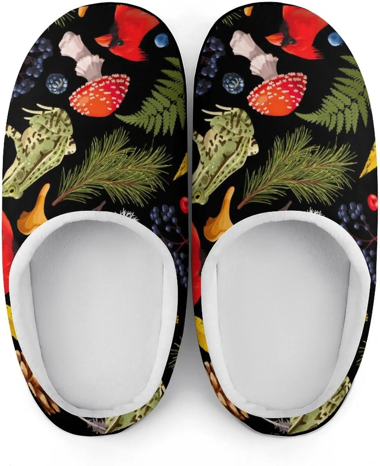 Men's Memory Foam Slippers, Cozy Warm House Cotton Slippers Indoor Outdoor Winter Bedroom Shoes for Men