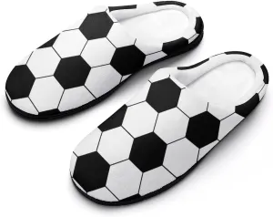 Men's Memory Foam Slippers, Cozy Warm House Cotton Slippers Indoor Outdoor Winter Bedroom Shoes for Men