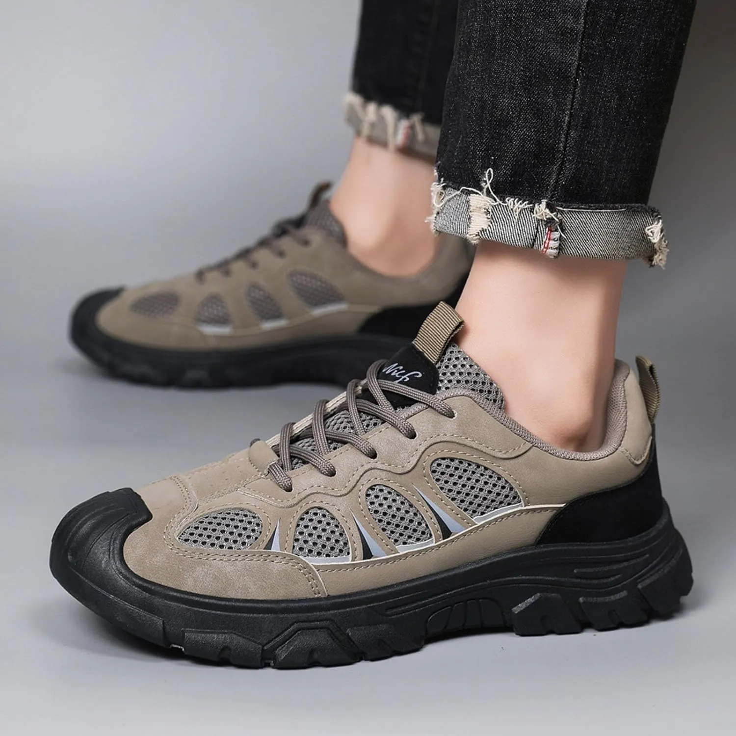 Men's Outdoor Mountaineering Non Slip Men's Casual Shoes and Sports Shoes Reserved Footwear Mens Sneaker