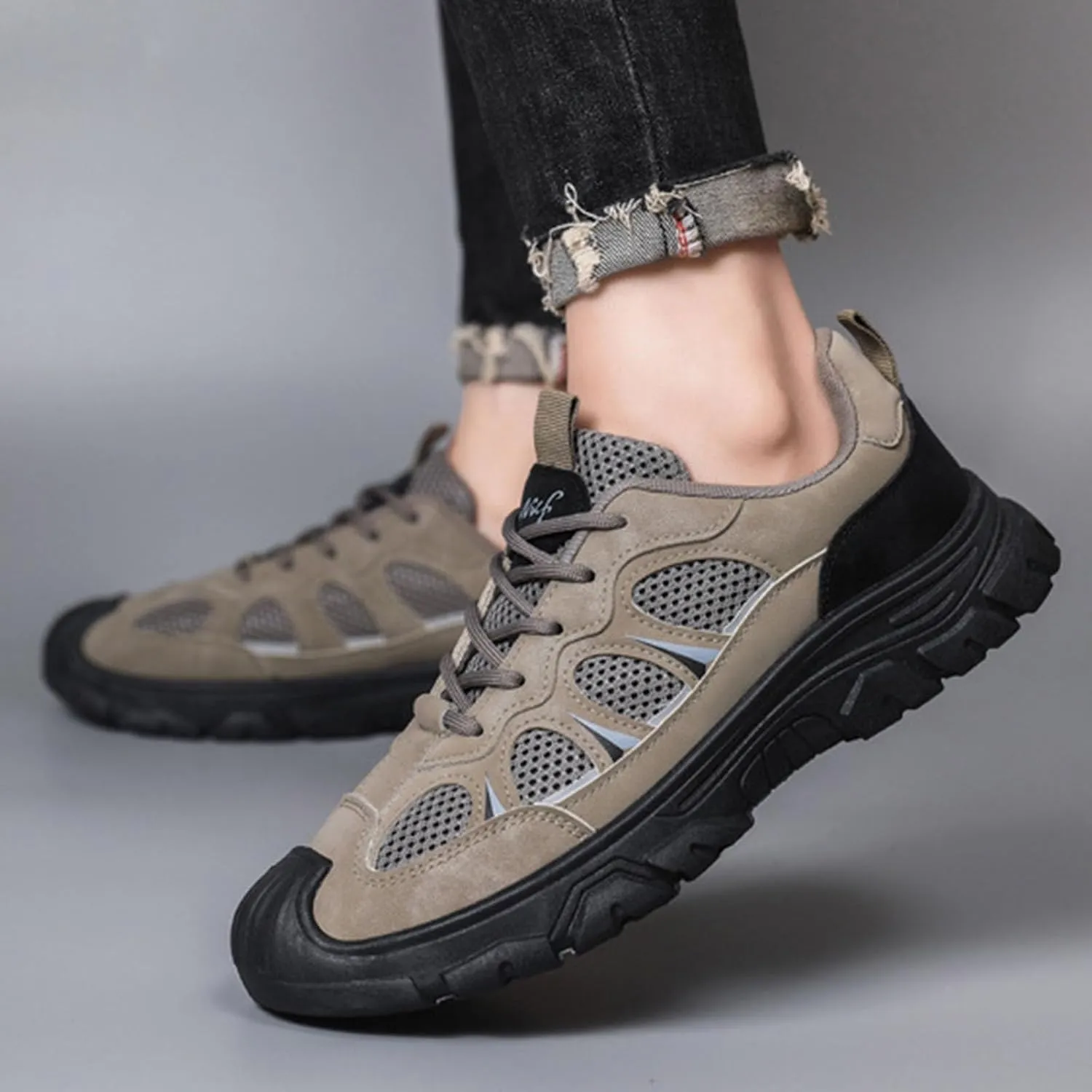 Men's Outdoor Mountaineering Non Slip Men's Casual Shoes and Sports Shoes Reserved Footwear Mens Sneaker