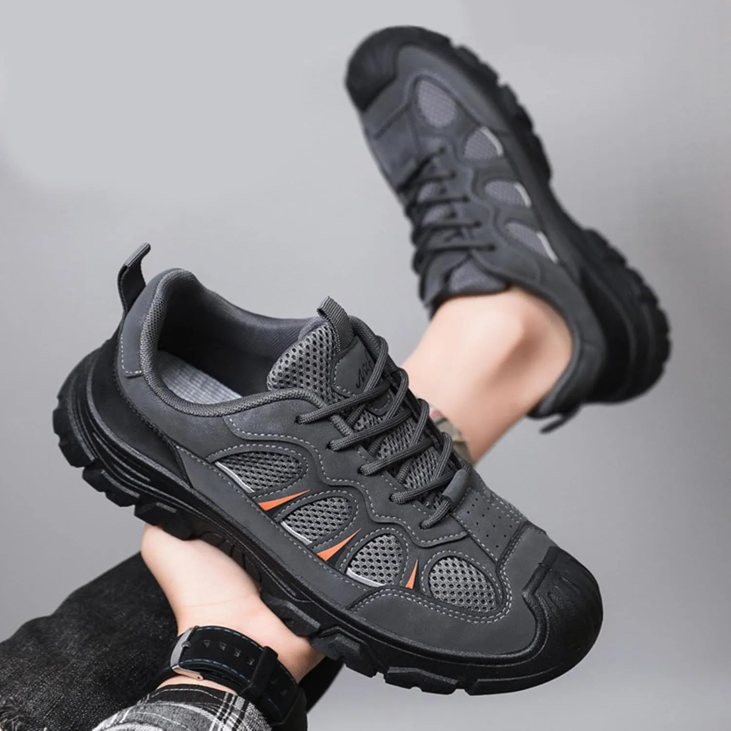 Men's Outdoor Mountaineering Non Slip Men's Casual Shoes and Sports Shoes Reserved Footwear Mens Sneaker