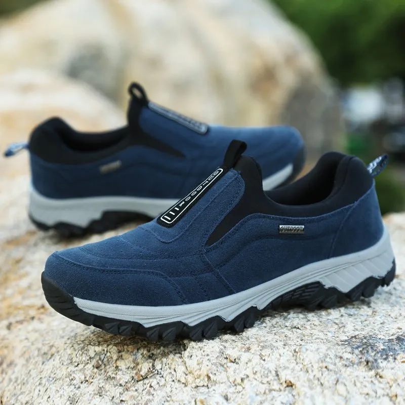 Men's Outdoor Slip-On Hiking Shoes – Breathable & Rugged Casual Footwear