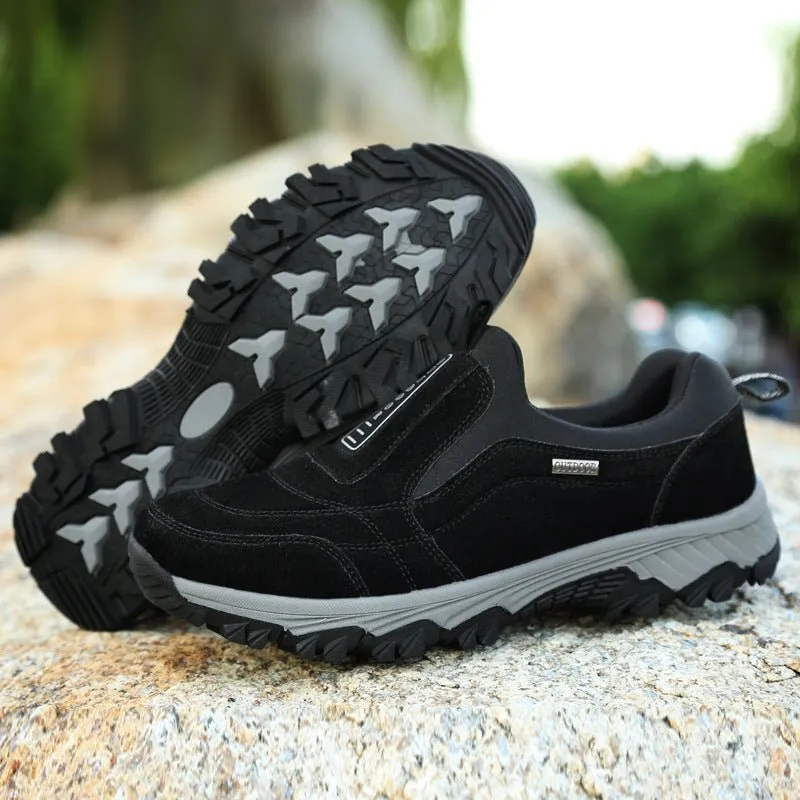 Men's Outdoor Slip-On Hiking Shoes – Breathable & Rugged Casual Footwear