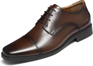 Mens Oxford Leather Dress Shoes Formal Business Shoes for Men