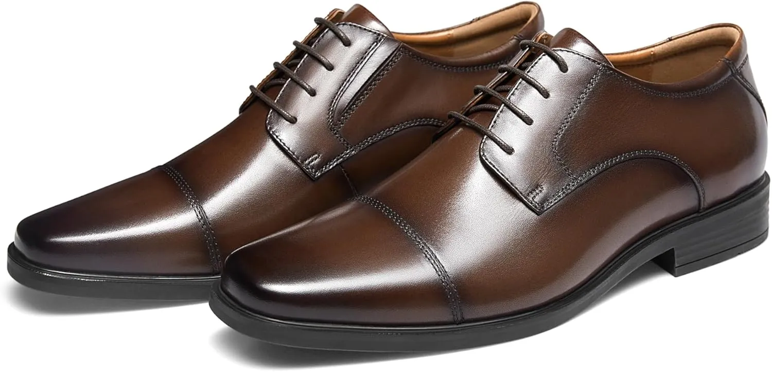 Mens Oxford Leather Dress Shoes Formal Business Shoes for Men