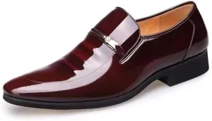 Men's Oxfords Formal Classic Shoes Anti-Slip Breathable Business Wedding Office Dress Shoes Black