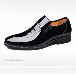 Men's Oxfords Formal Classic Shoes Anti-Slip Breathable Business Wedding Office Dress Shoes Black