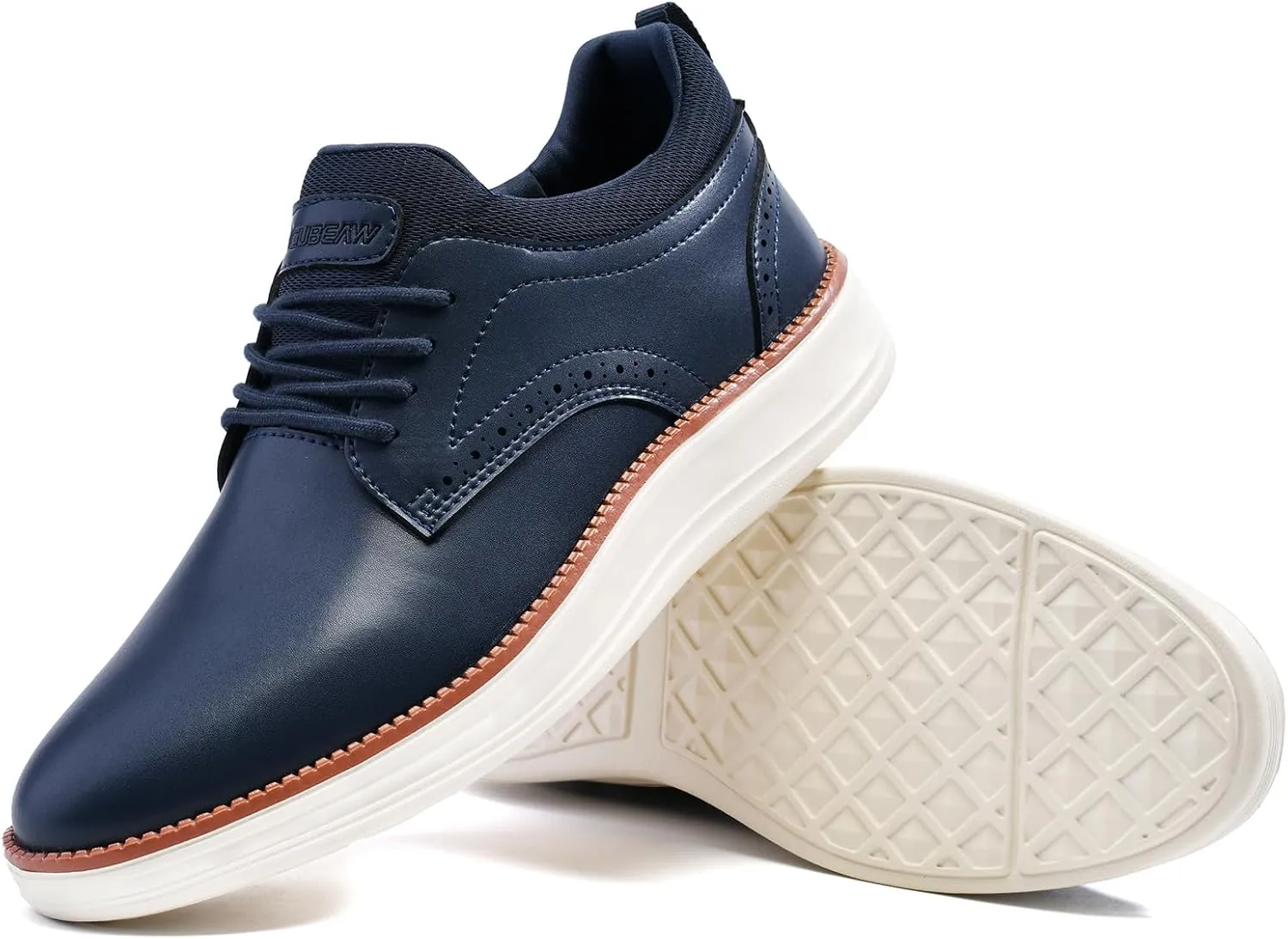 Mens Oxfords Lace-Up Lightweight Casual Busniess Comfortable Dress Shoes for Men