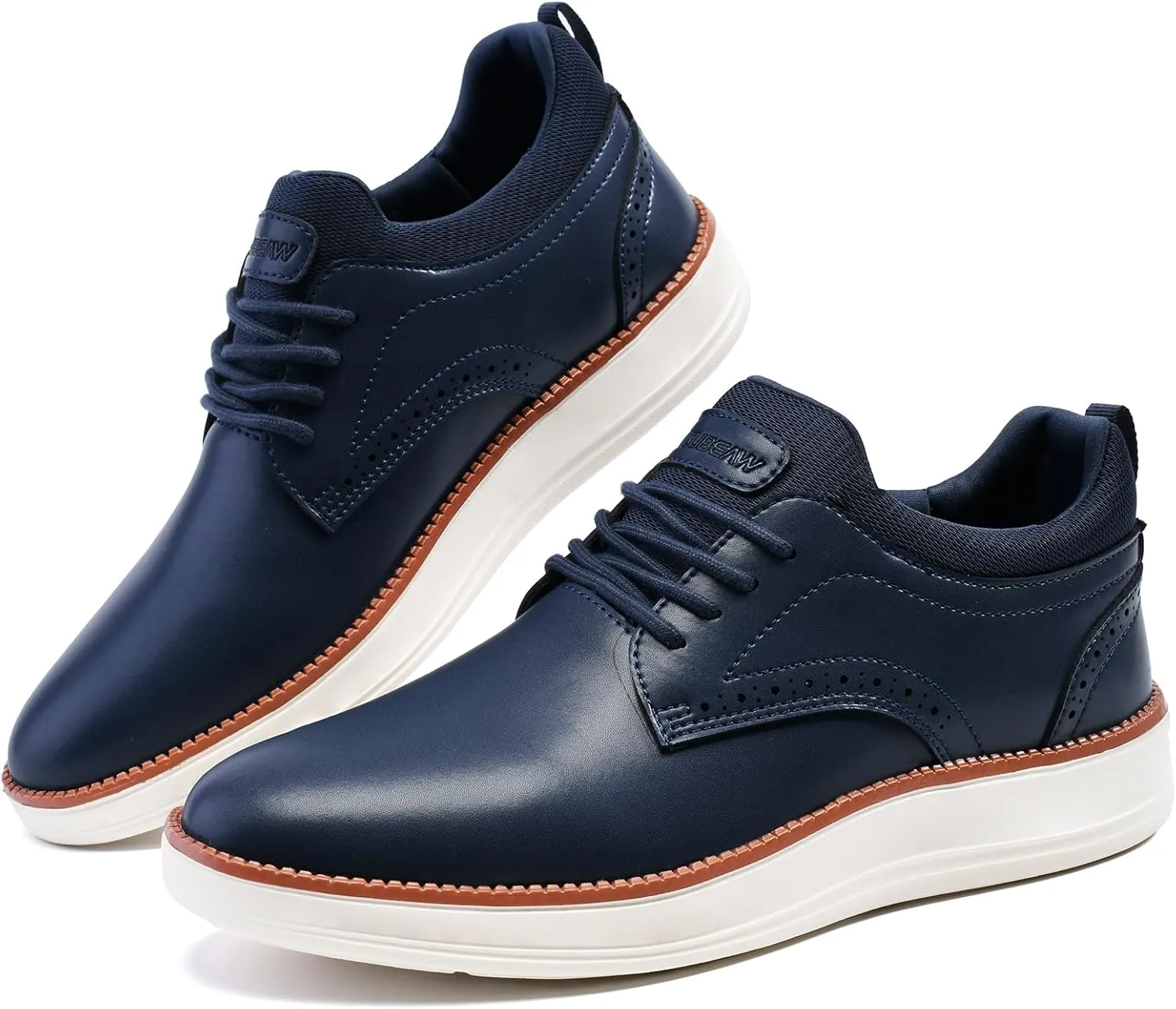 Mens Oxfords Lace-Up Lightweight Casual Busniess Comfortable Dress Shoes for Men