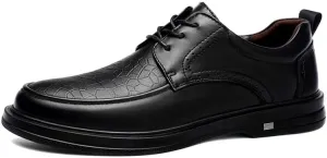 Men's Patent Leather Tuxedo Dress Shoes Mens Classic Lace-up Formal Business Oxford Shoes