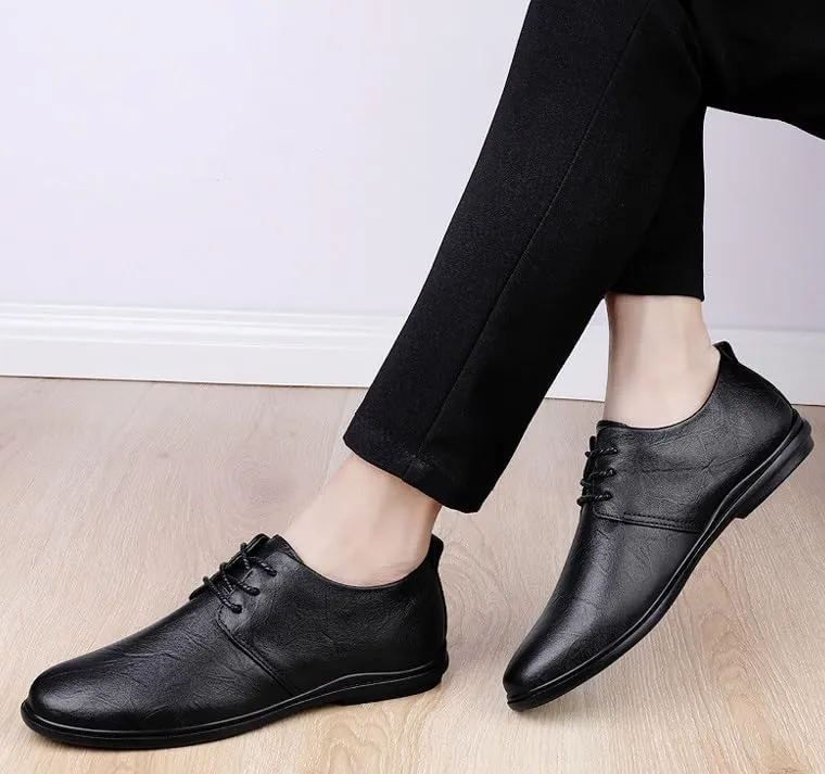 Men's Retro Dress Shoes Wingtip Brogue Oxfords for Business Casual & Formal Events