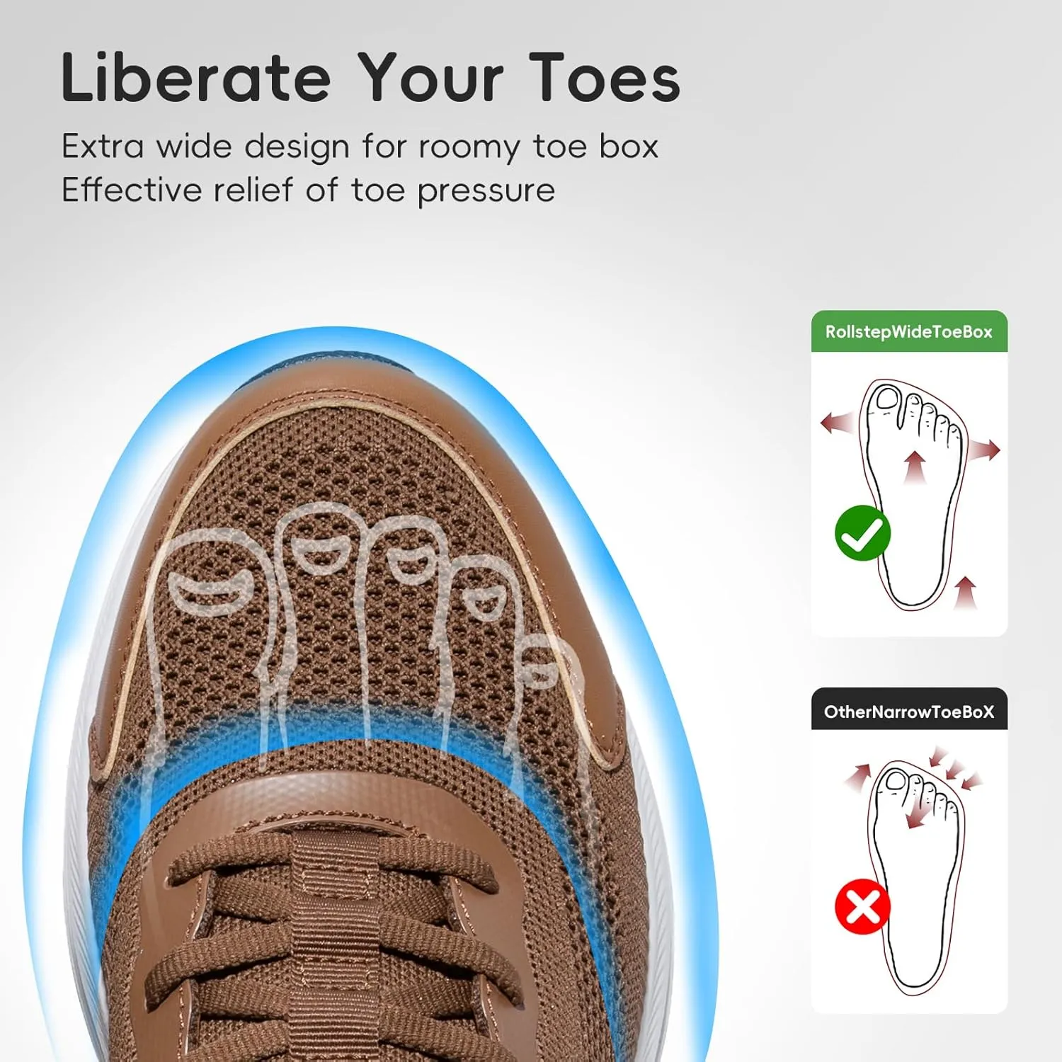 Mens Running Shoes Slip-on Walking Shoes for Men Athletic Gym Workout Sneakers Breathable Non Slip Tennis Cushioning Sneakers