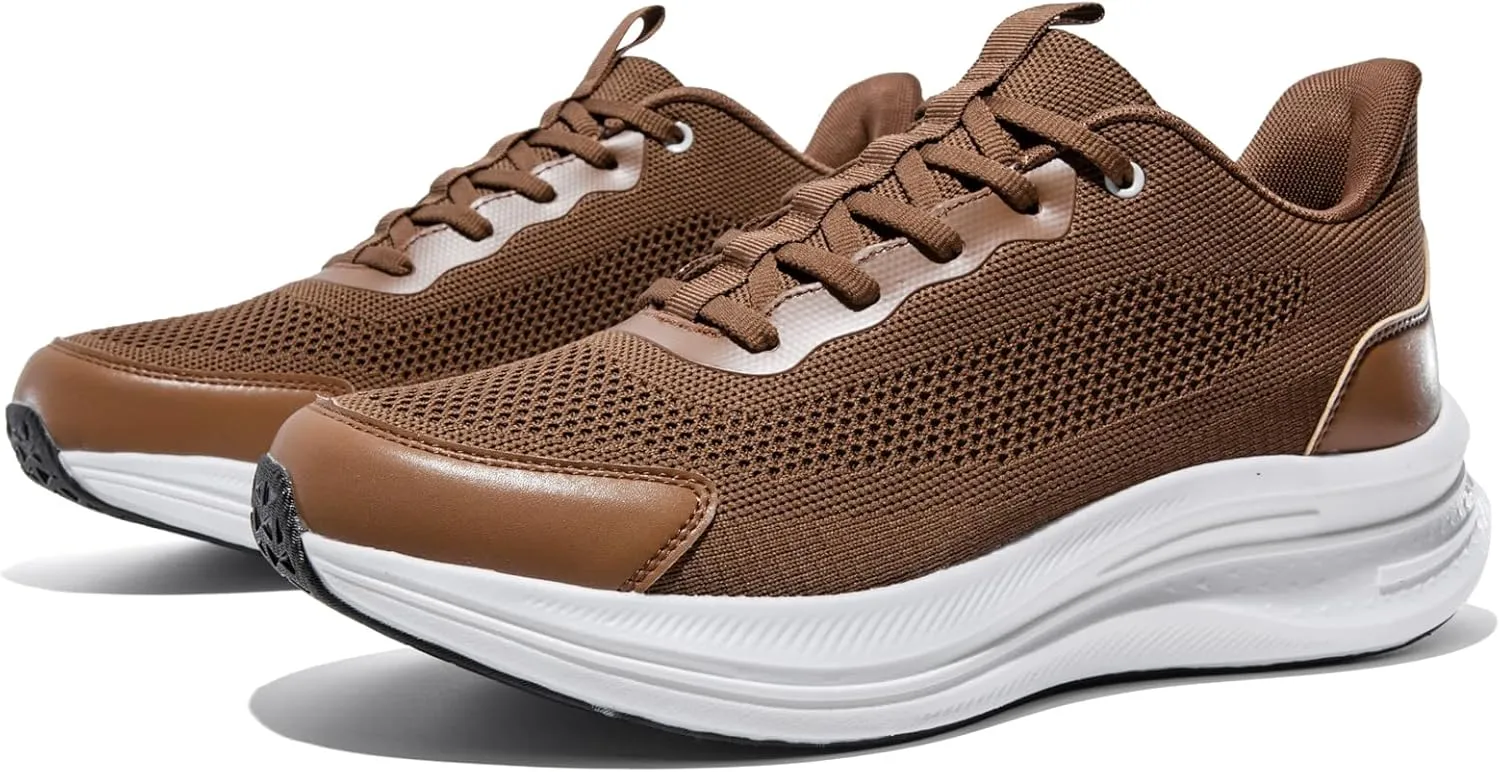 Mens Running Shoes Slip-on Walking Shoes for Men Athletic Gym Workout Sneakers Breathable Non Slip Tennis Cushioning Sneakers
