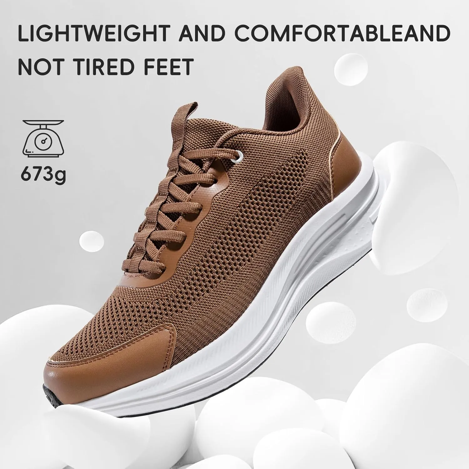 Mens Running Shoes Slip-on Walking Shoes for Men Athletic Gym Workout Sneakers Breathable Non Slip Tennis Cushioning Sneakers