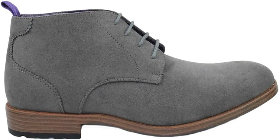 Men's Shoes Dress Semi Formal Lace Up Casual Half Boots Oxfords High Top ARIDER ANDREW-01