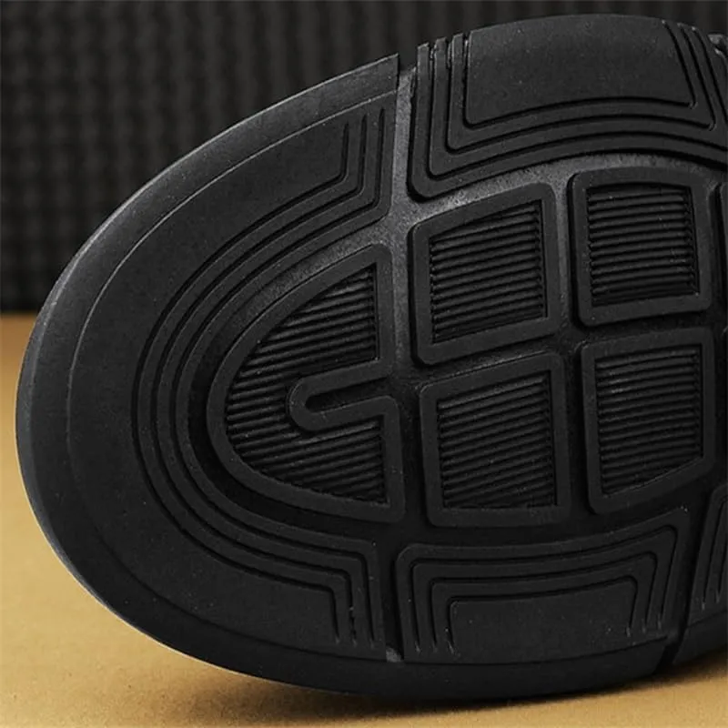 Men's Slip-on Loafers Shoes Business Dress Shoes Flat Bottom Non-Slip wear-Resistant Comfortable Breathable Wedding Shoes for Men