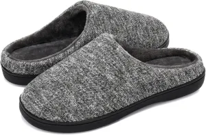 Men's Slippers with Memory Foam, Breathable Indoor Slippers, Comfortable Non-Slip Slip-Ons for Men