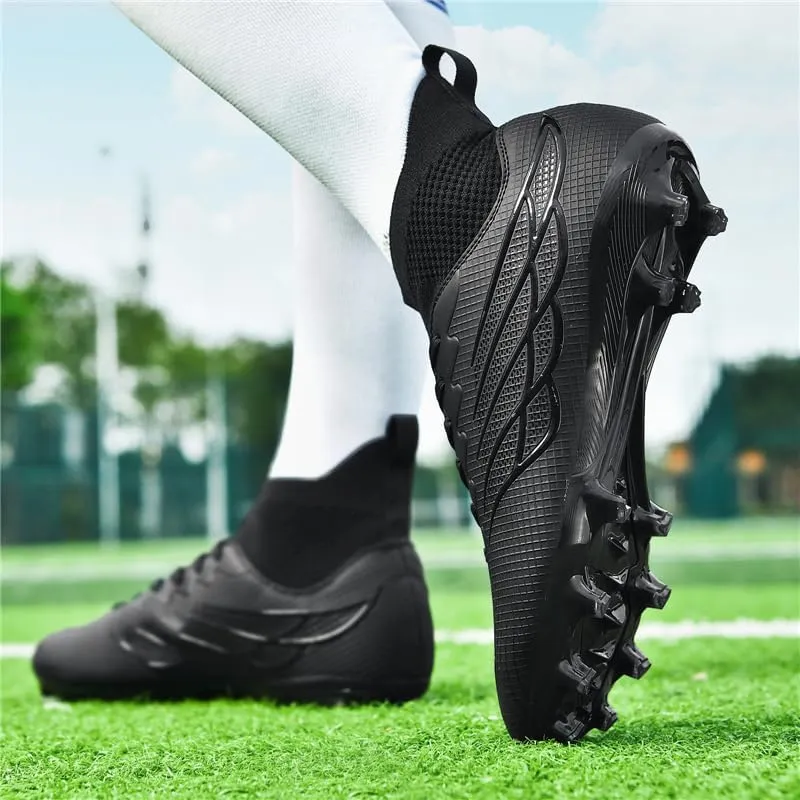 Men's Soccer Shoes Boys Students Grass Training Shoes Outdoor Football Shoes Unisex