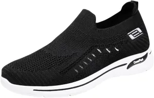 Men's Stretch Memory Foam Shoes Lightweight Sport Gym Jogging Walking Sneaker Outdoor Non Slip Jogging Sneakers