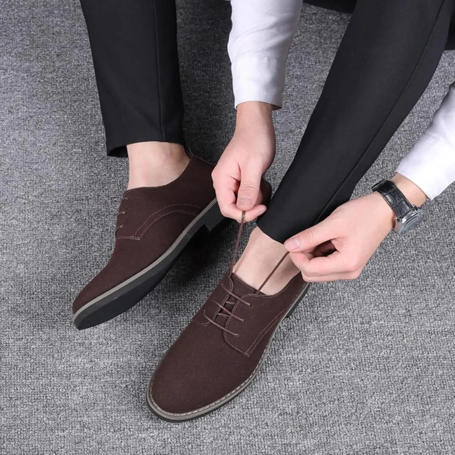 Men's Suede Shoes, Men's Dress Shoes, Classic Oxford Shoes, Men's Suede Shoes, Suede Men's Shoes
