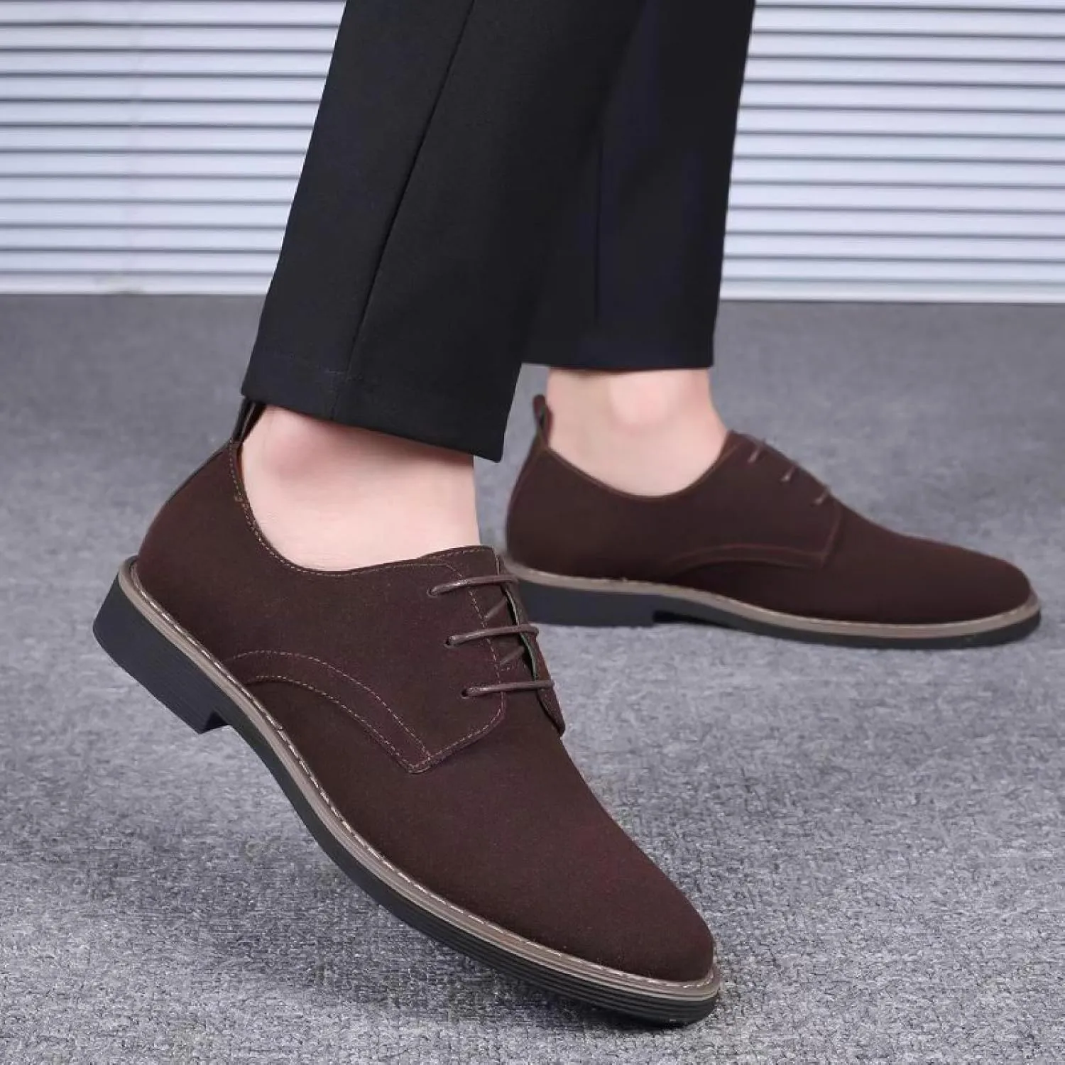 Men's Suede Shoes, Men's Dress Shoes, Classic Oxford Shoes, Men's Suede Shoes, Suede Men's Shoes