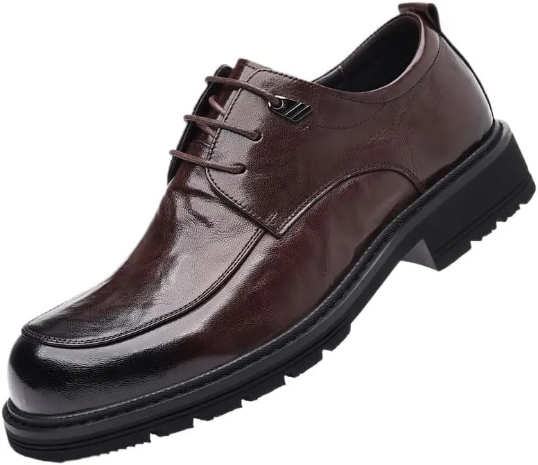 Mens Tuxedo Shoes Slip-ons Comfortable Tuxedo Shoes Formal Derby Shoes Footwear Classic Round Toe Shiny Checkered Comfortable Dress Loafers(10)