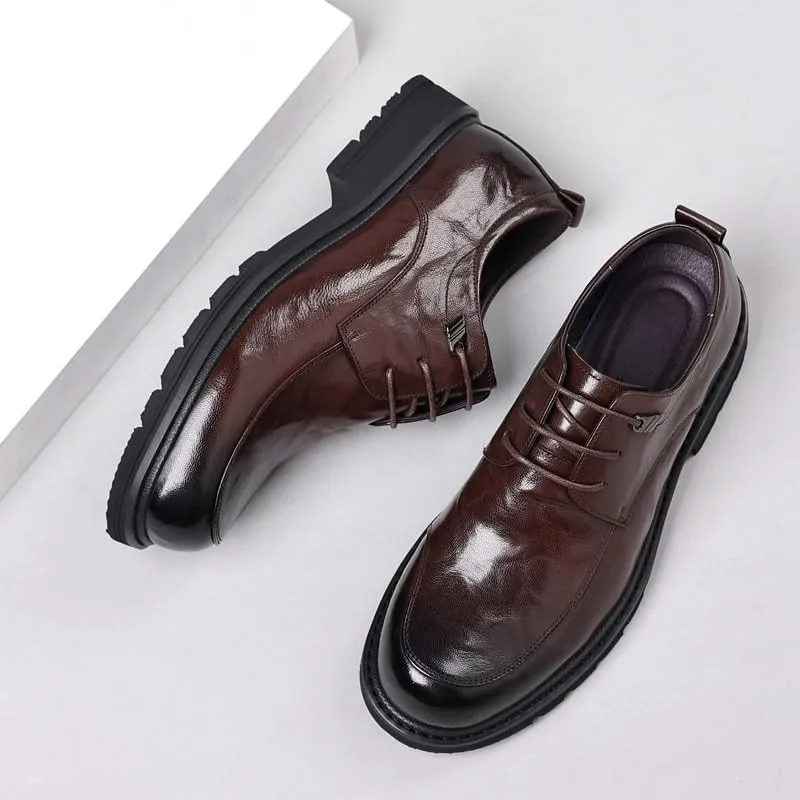 Mens Tuxedo Shoes Slip-ons Comfortable Tuxedo Shoes Formal Derby Shoes Footwear Classic Round Toe Shiny Checkered Comfortable Dress Loafers(10)