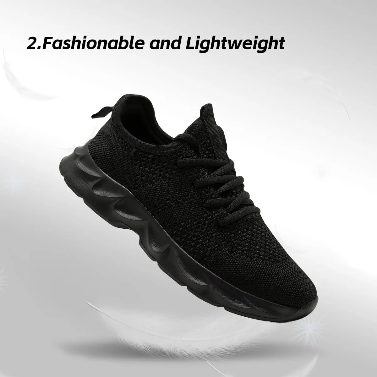 Mens Walking Running Shoes Slip On Sneakers Non Slip Workout Tennis Athletic Casual Lightweight Breathable Mesh Shoes