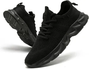 Mens Walking Running Shoes Slip On Sneakers Non Slip Workout Tennis Athletic Casual Lightweight Breathable Mesh Shoes