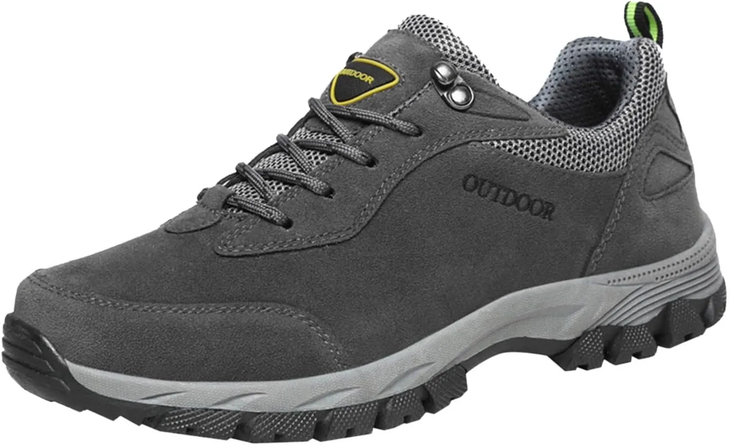 Men's Wide Hiking Shoes Lightweight Walking Shoes Waterproof Work Shoes for Outdoor Trailing Trekking Camping