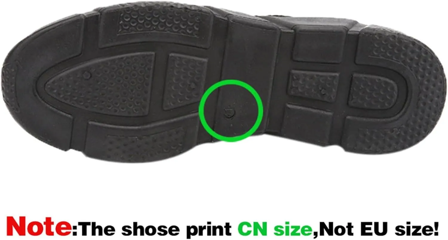 Men's Wide Hiking Shoes Slip on Loafers Trekking Trails Sneakers Waterproof Walking Shoes with Arch Support