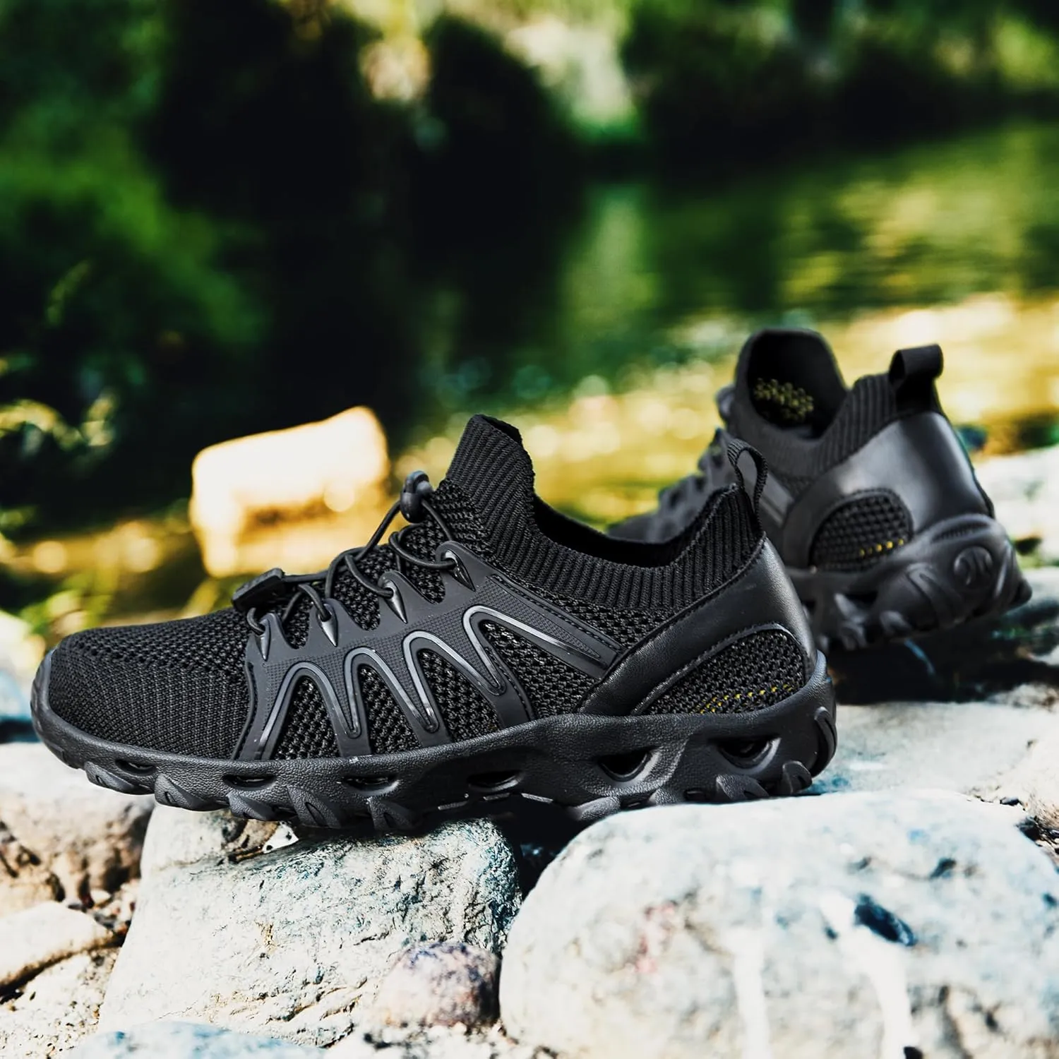 Mens Womens Water Shoes Quick Drying Aqua Beach Shoes Water Hiking Shoes Lightweight Water Sports Shoes for Swimming Fishing Kayaking